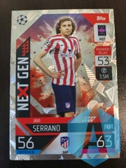 2022-23 Topps Match Attax UCL Next Gen Javi Serrano #396 Atletico